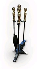 Woodburner Companion Set Black