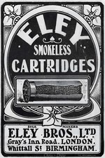 Vintage Eley Smokeless Cartridges 1900s Poster - Hi-Res💎 Print - 200 GSM