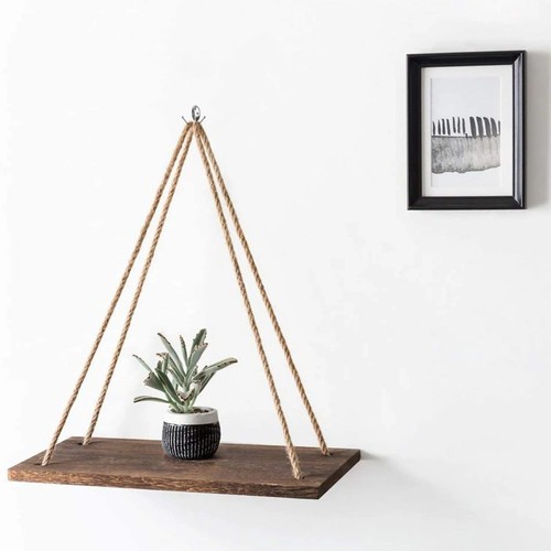 1pc wooden swing hanging shelf - swing,