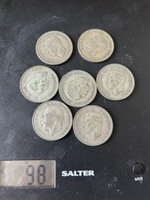 7 x Pre 1947 Silver Half