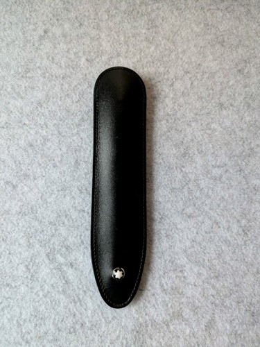 Genuine montblanc leather pen - leather,