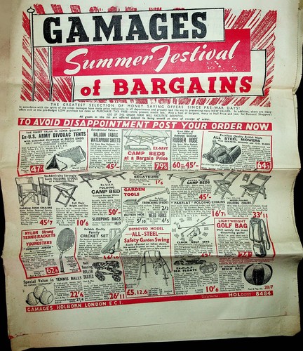1940s gamages department - 1940s, store
