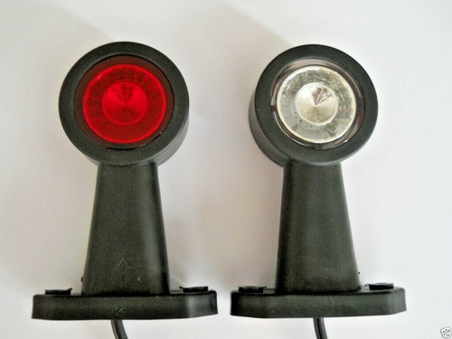 Red white led side marker - led,