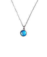 UK SELLER! Faceted Light Blue