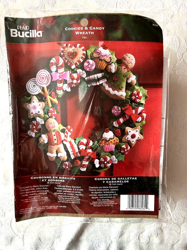 Bucilla cookies candy felt - bucilla,