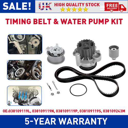 Timing belt water pump - timing,