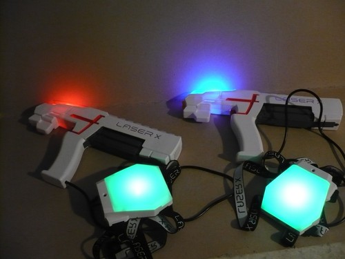 Laser tag guns - laser, x