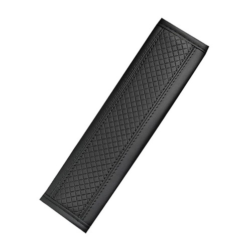Leather seat belt pad - leather,