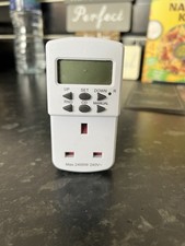 Programmable 7 Day Electronic Timer Plug