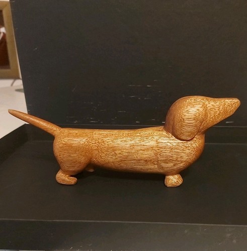 Handcarved dachshund sausage - handcarved,