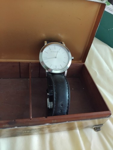 Mens burberry watch wirh - watch,