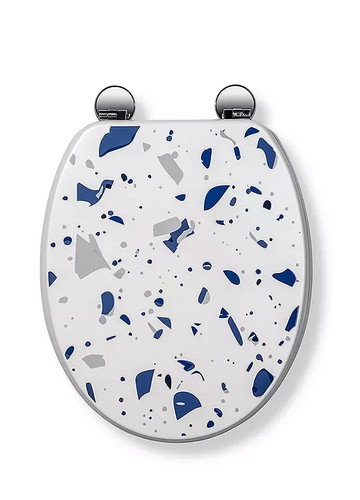 Croydex toilet seat - toilet, blue