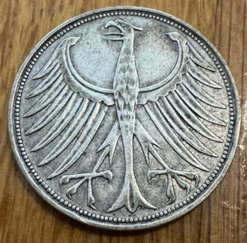 1951 german deutsche mark - 1951, d
