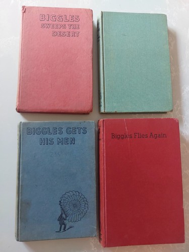 Biggles hardbacks by - biggles, x