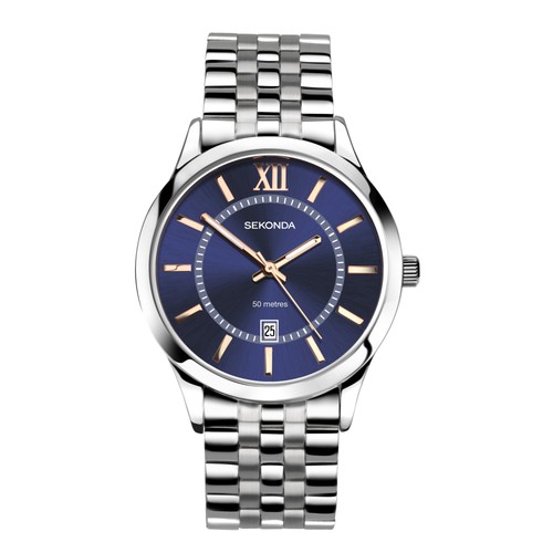 Sekonda men silver - silver, stainless