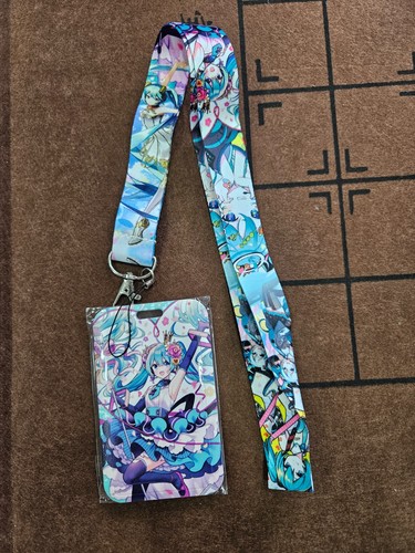 Hatsune miku lanyard and card - hatsune,