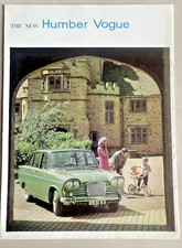 Humber Vogue Car brochure for