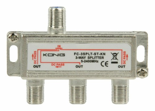 Way cable splitter f plugs - way,