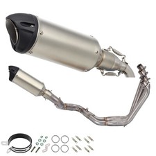 Exhaust For Honda CB650R CBR650R High Level Titanium Style GP Silencer 2019-2023