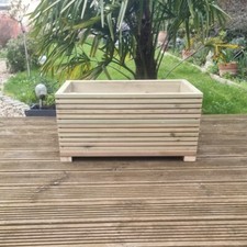 Wooden Decking Planter Garden