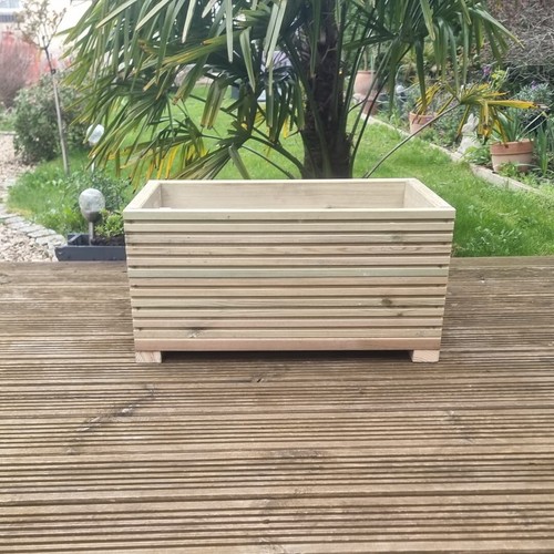 Wooden decking planter garden - wooden,