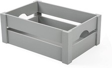 Wickerfield Grey Wooden Crate