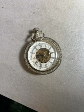 Silver Plated Pocket Watch The