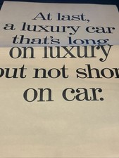 The Peugeot 605 Fold Out A3 Car Sales Info Brochure Frameable