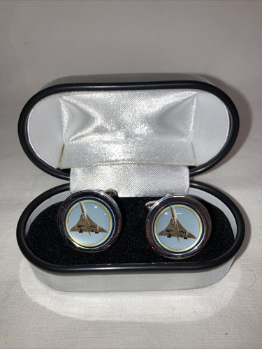 Vintage concorde cufflinks - cufflinks, in