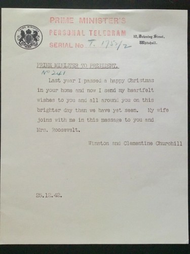 Churchill telegram to - telegram,