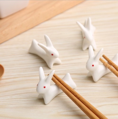 Cute bunny chopstick rest - cute,
