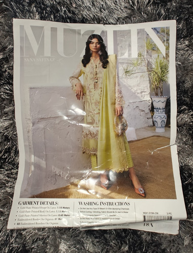 Sana safinaz muzlin yellow - sana,