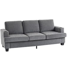 HOMCOM 3 Seater Sofa, Fabric