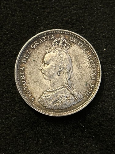 1887 queen victoria silver - 1887,