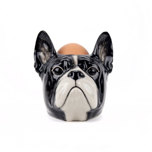 Quail ceramics face egg cup - quail,