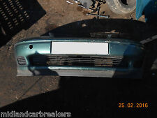 VAUXHALL VECTRA B 2001 FRONT BUMPER WITH GRILL GRILLES IN GREEN