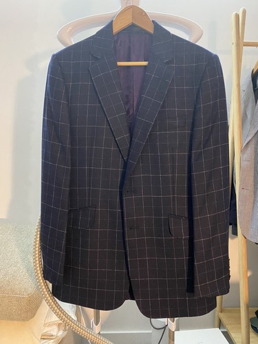 Duchamp checked pattern blazer - checked,
