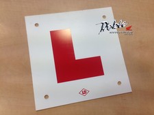 Quality Hard / Rigid Plastic L 'L' / Learner Plate Road Legal Moped Scooter Bike