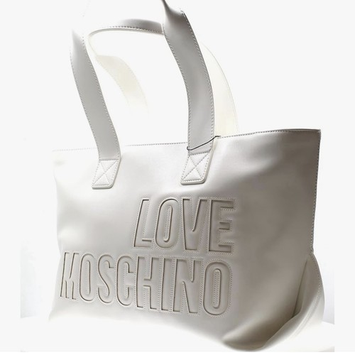 Love moschino white tote - moschino, bag