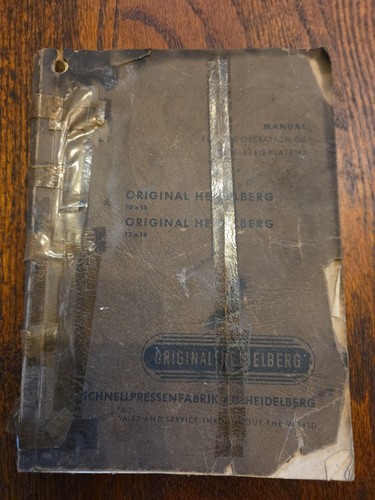 Original heidelberg 10x15 - original,