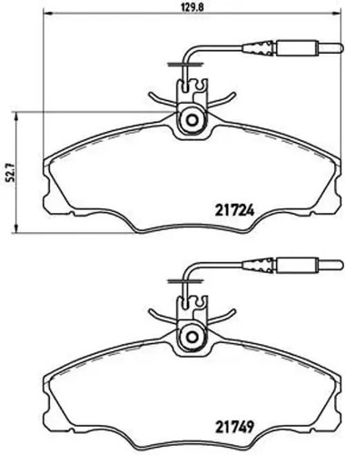 Brake pads 056 - pads, for