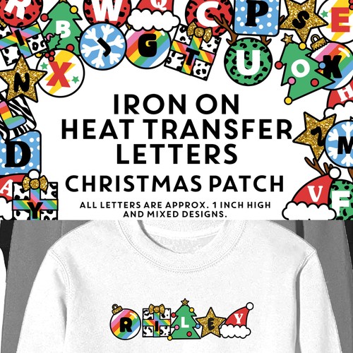 Iron kids letters christmas - iron,