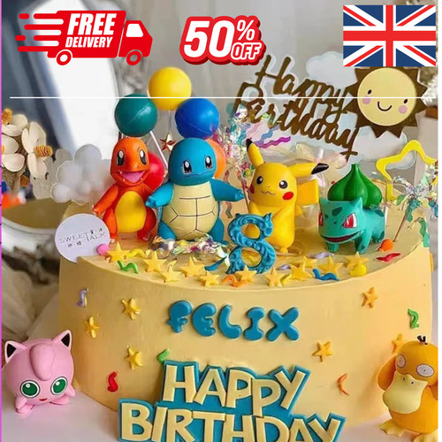 Pcs set pokemon cake - pokemon,