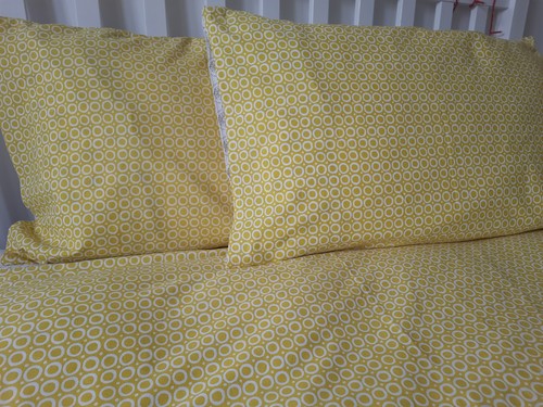Habitat yellow spot king size - yellow,