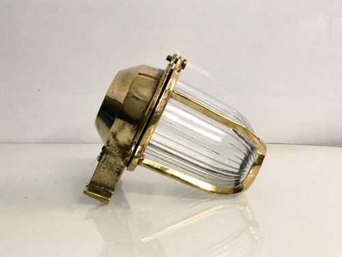 Vintage brass bulkhead - brass,