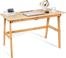 Bamboo Computer Desk with 2