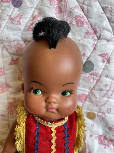 Old vintage doll - old,