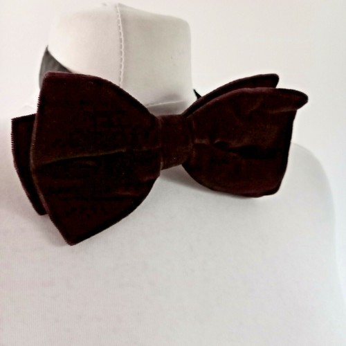 Bow tie vintage velvet - vintage,