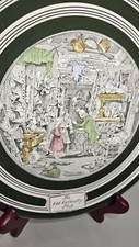 Charles Dickens Plate - The Old Curiosity Shop - Adams Tunstall c1896