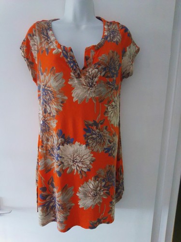 Next orange floral - next, tunic